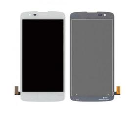 LCD Дисплей за LG K8 K350 с Тъч скрийн Бял